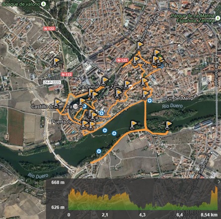 ruta ciudad de zamora